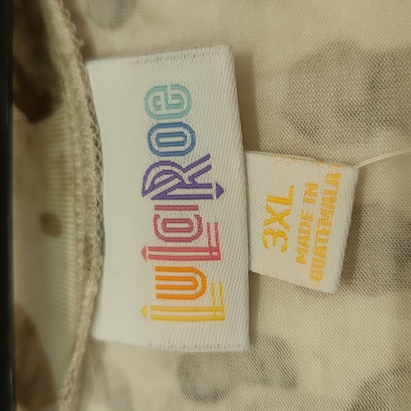 NWT leopard print Lularoe Cocoa tank, sz 3X - Picture 4 of 8